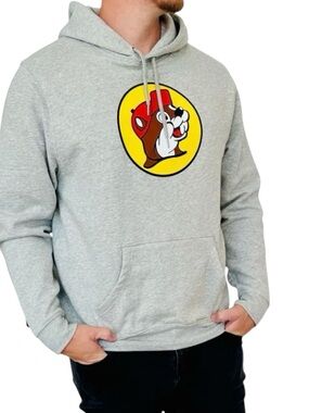 Buc-ee’s Texas Basic Gray Hoodie Large
